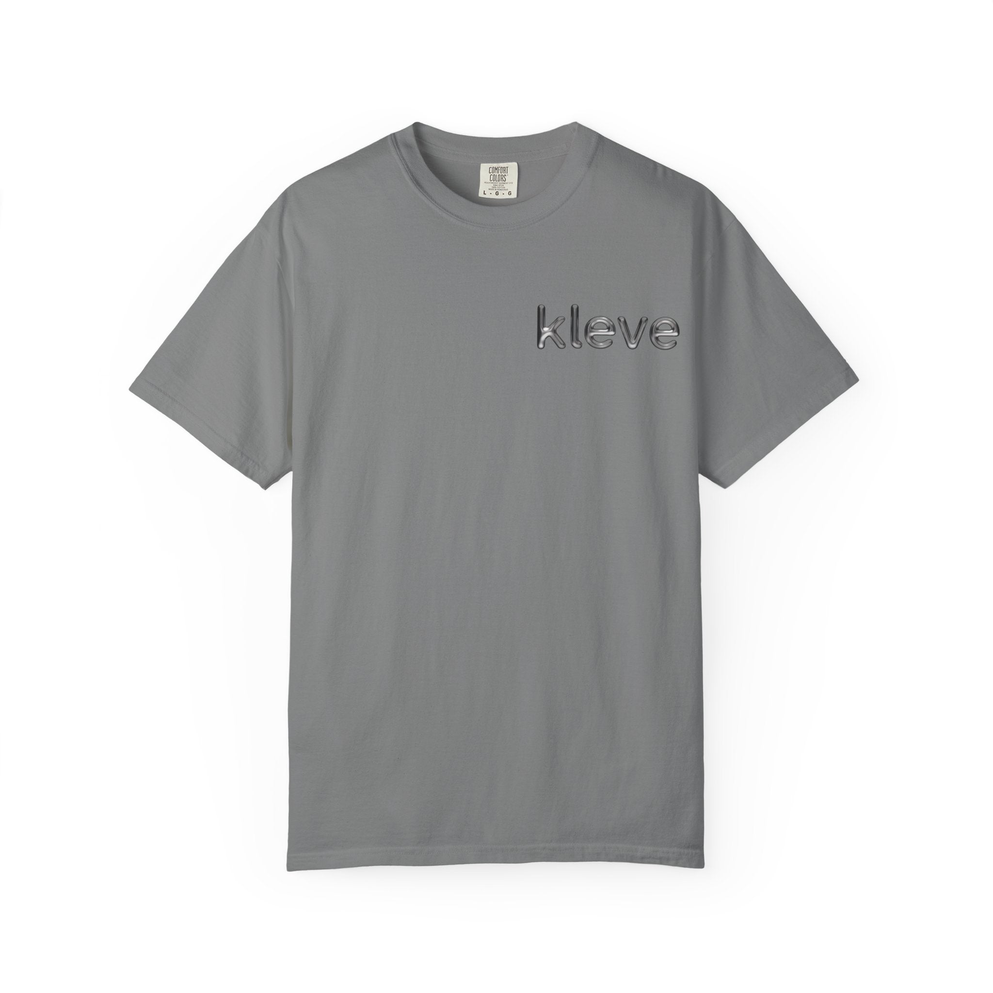 Kleve Minimal Logo T-Shirt — Small Chest Text Tee