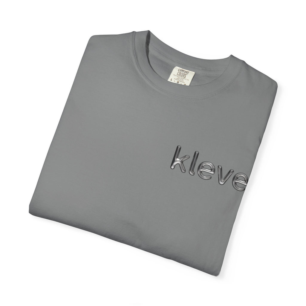 Kleve Minimal Logo T-Shirt — Small Chest Text Tee