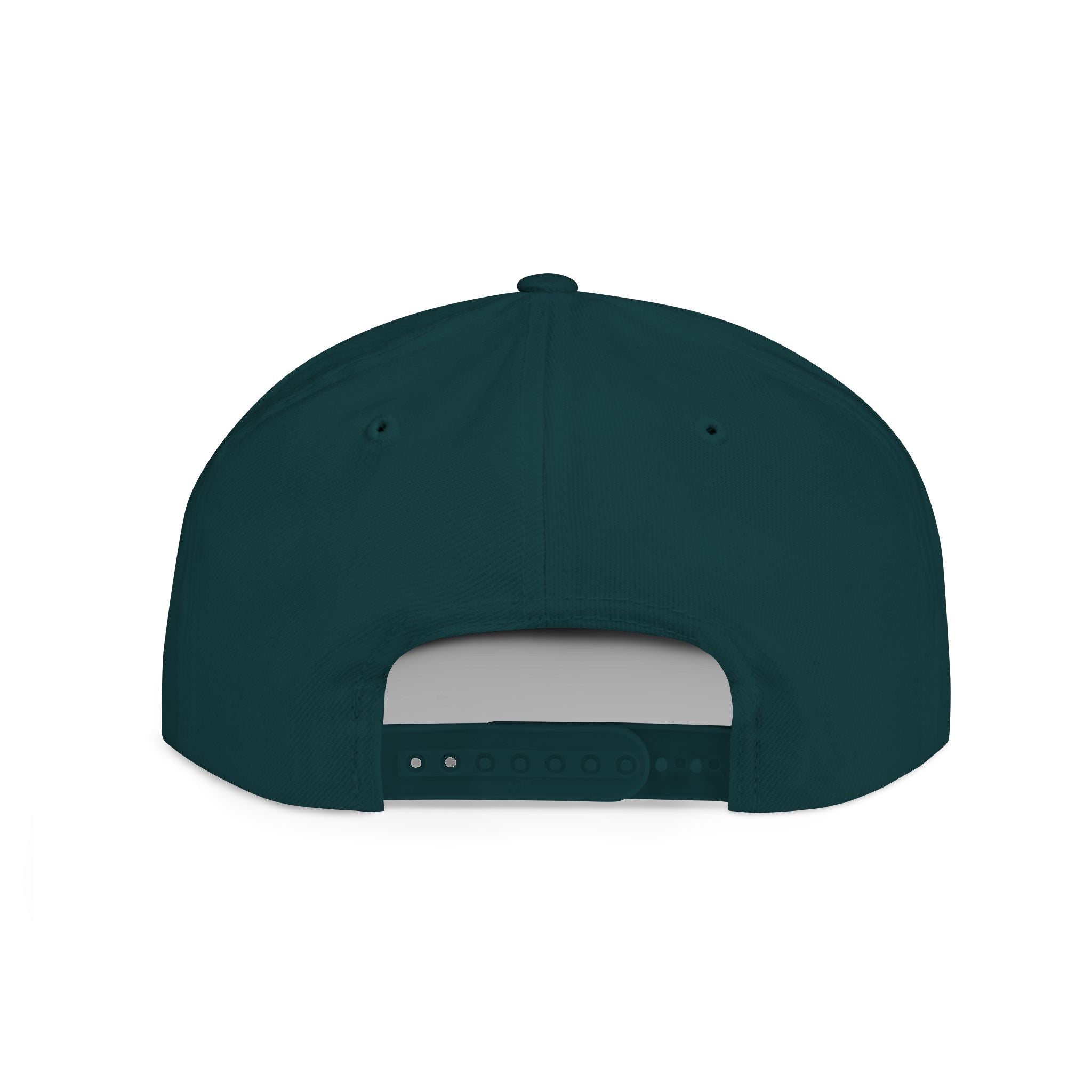 Snapback Hat — Minimal 'KLEVE' Embroidered Flat Bill Cap
