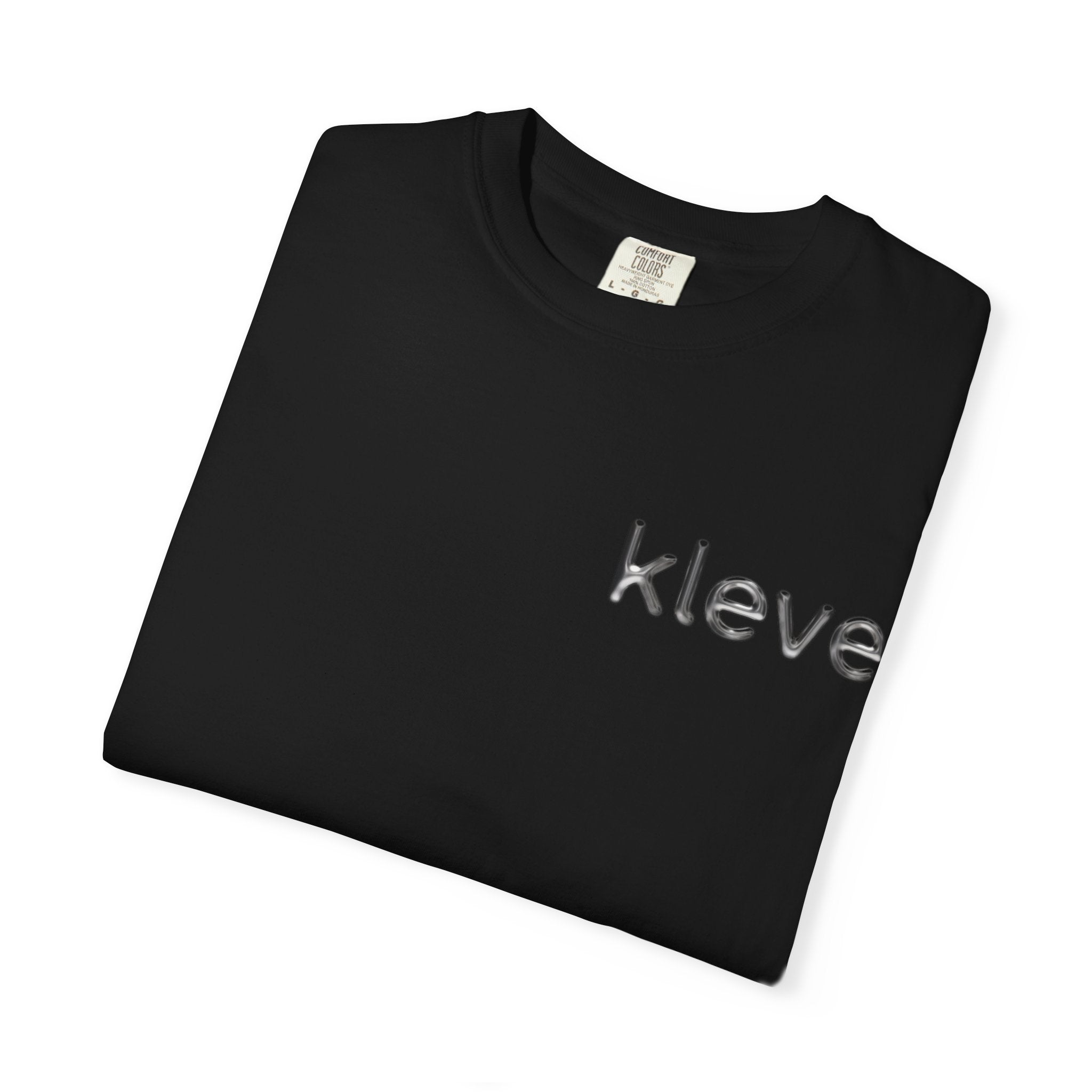 Kleve Minimal Logo T-Shirt — Small Chest Text Tee