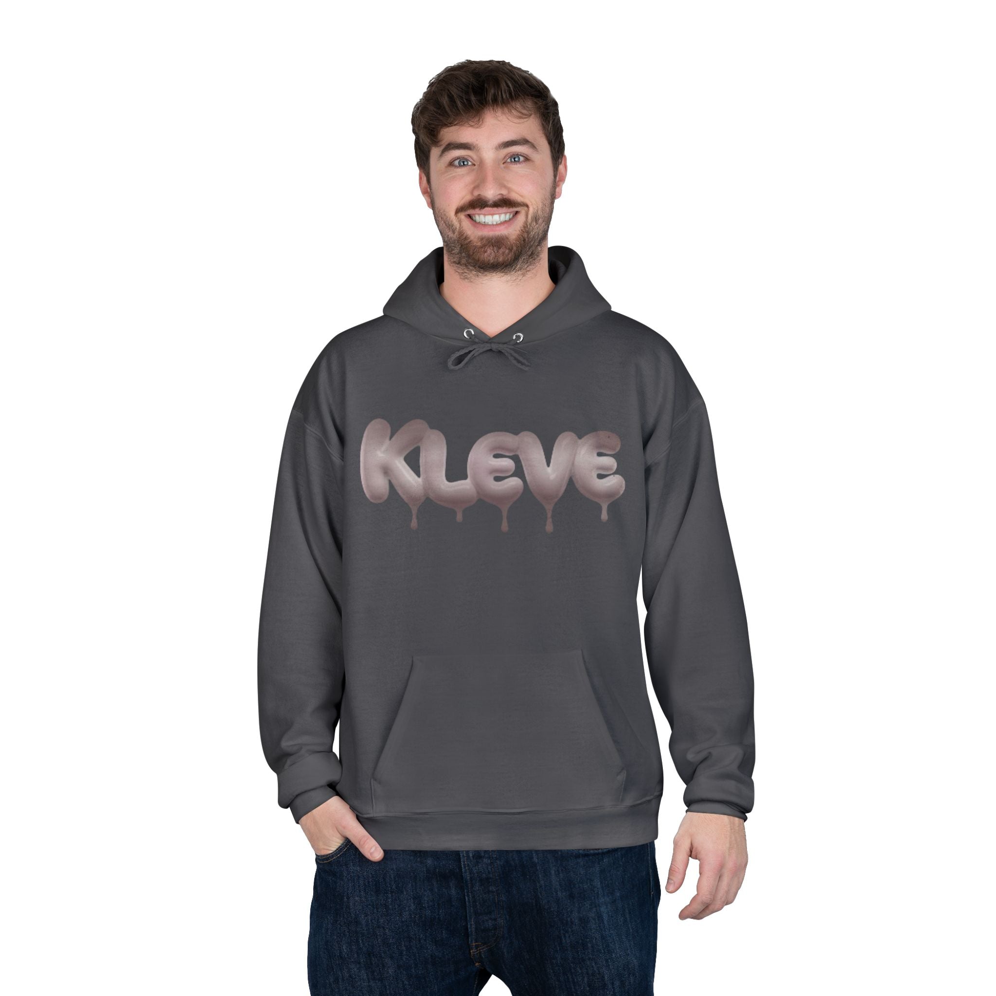 Kleve Drip Logo Hoodie — Streetwear Graphic Pullover