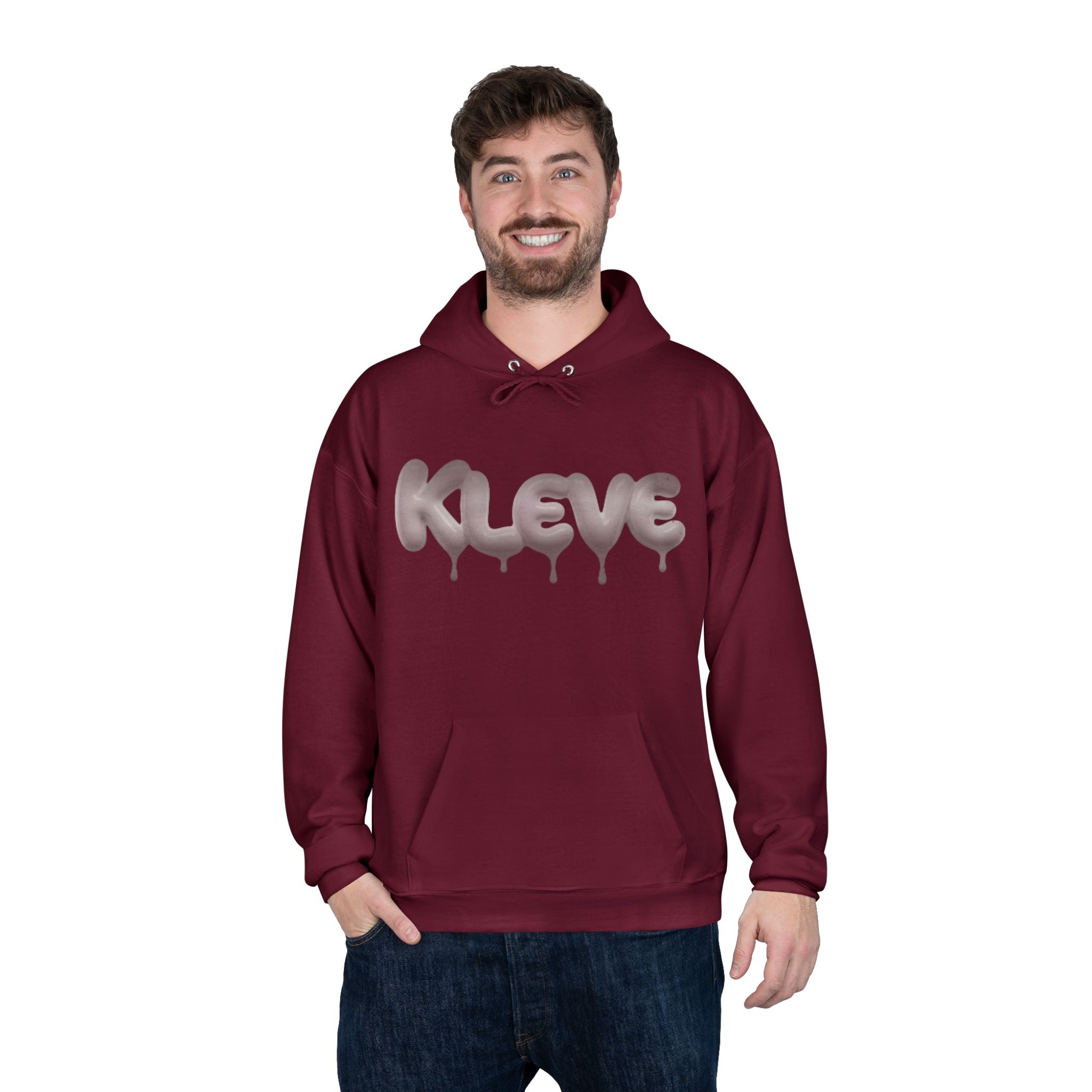 Kleve Drip Logo Hoodie — Streetwear Graphic Pullover