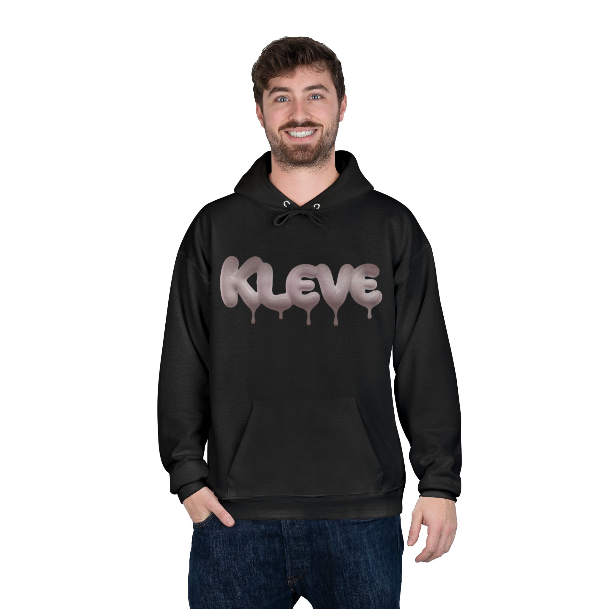 Kleve Drip Logo Hoodie — Streetwear Graphic Pullover