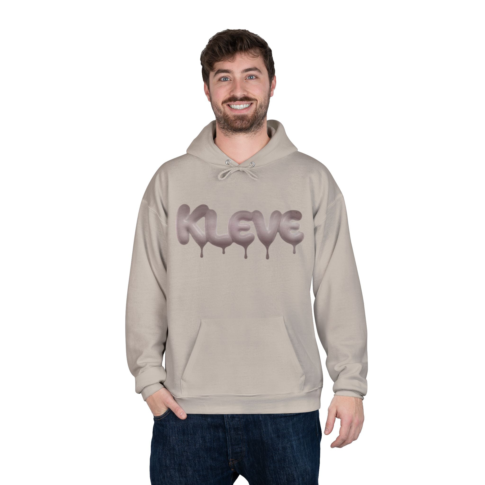 Kleve Drip Logo Hoodie — Streetwear Graphic Pullover