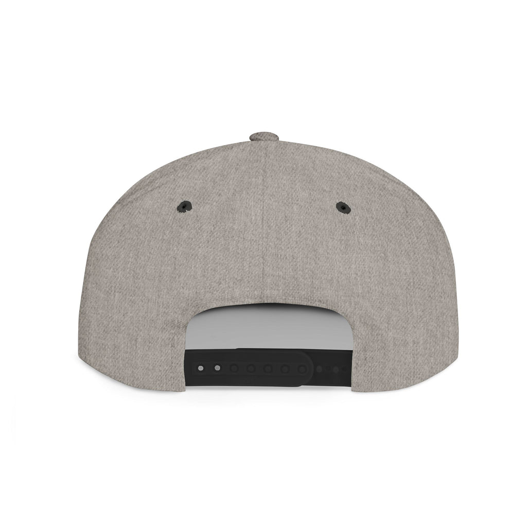 Snapback Hat — Minimal 'KLEVE' Embroidered Flat Bill Cap
